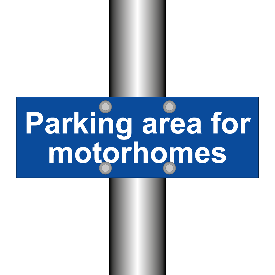 Parking area for motorhomes