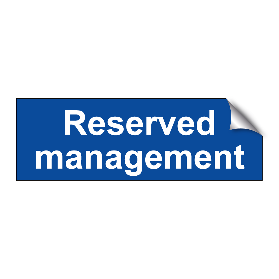 Reserved management