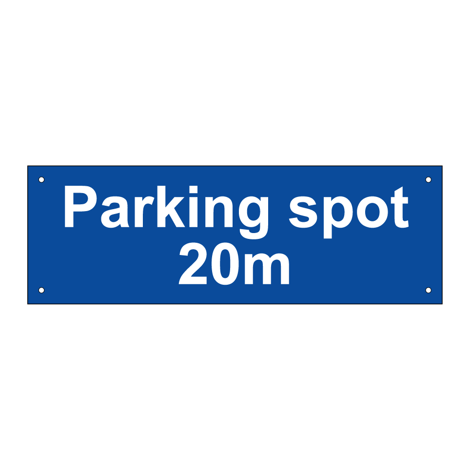 Parking spot 20m