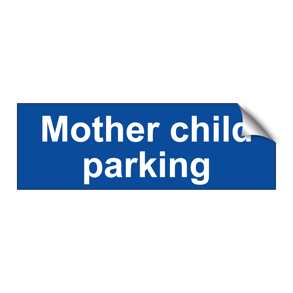 Mother child parking