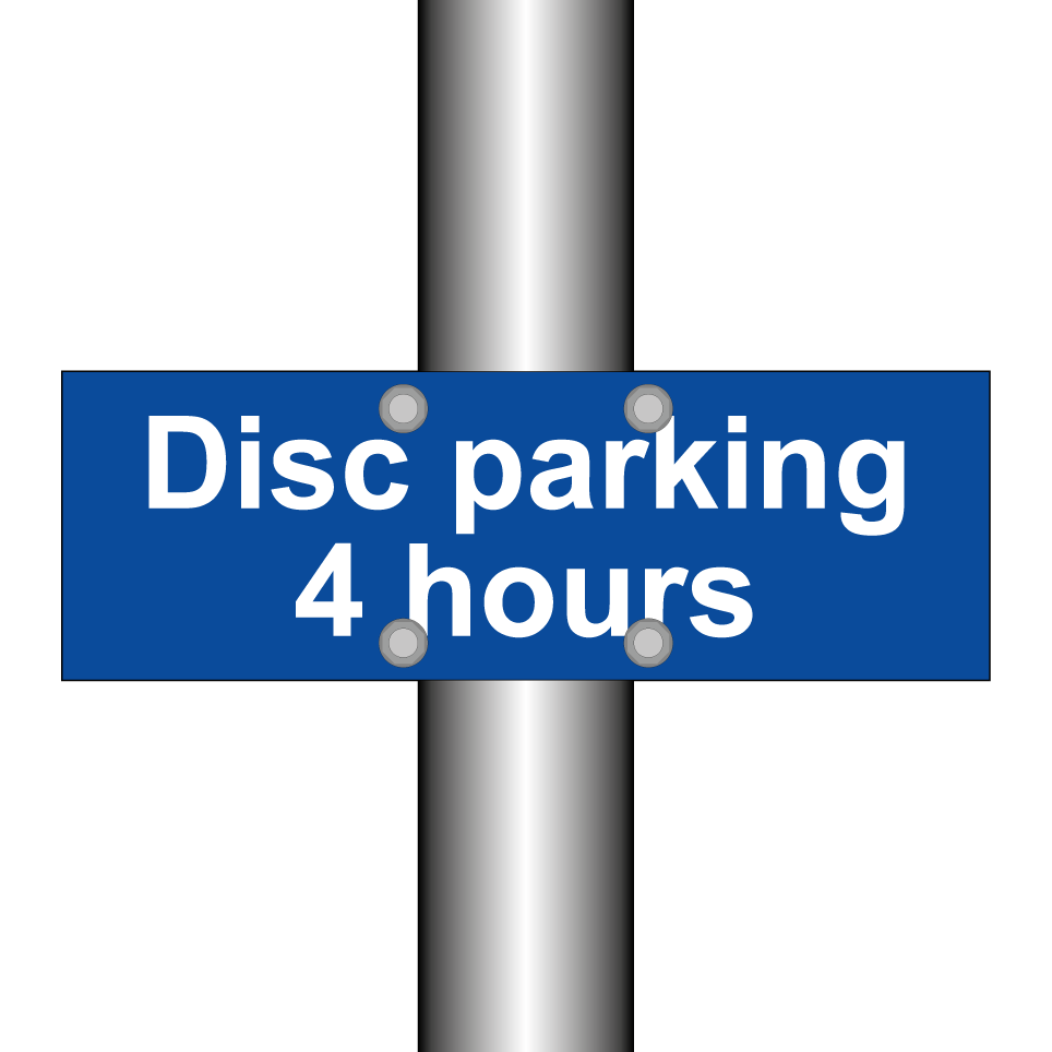 Disc parking 4 hours