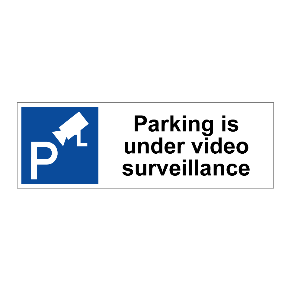 Parking is under video surveillance