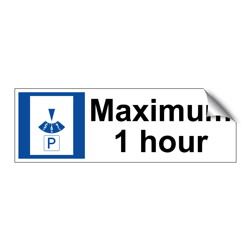 Maximum 1 hour