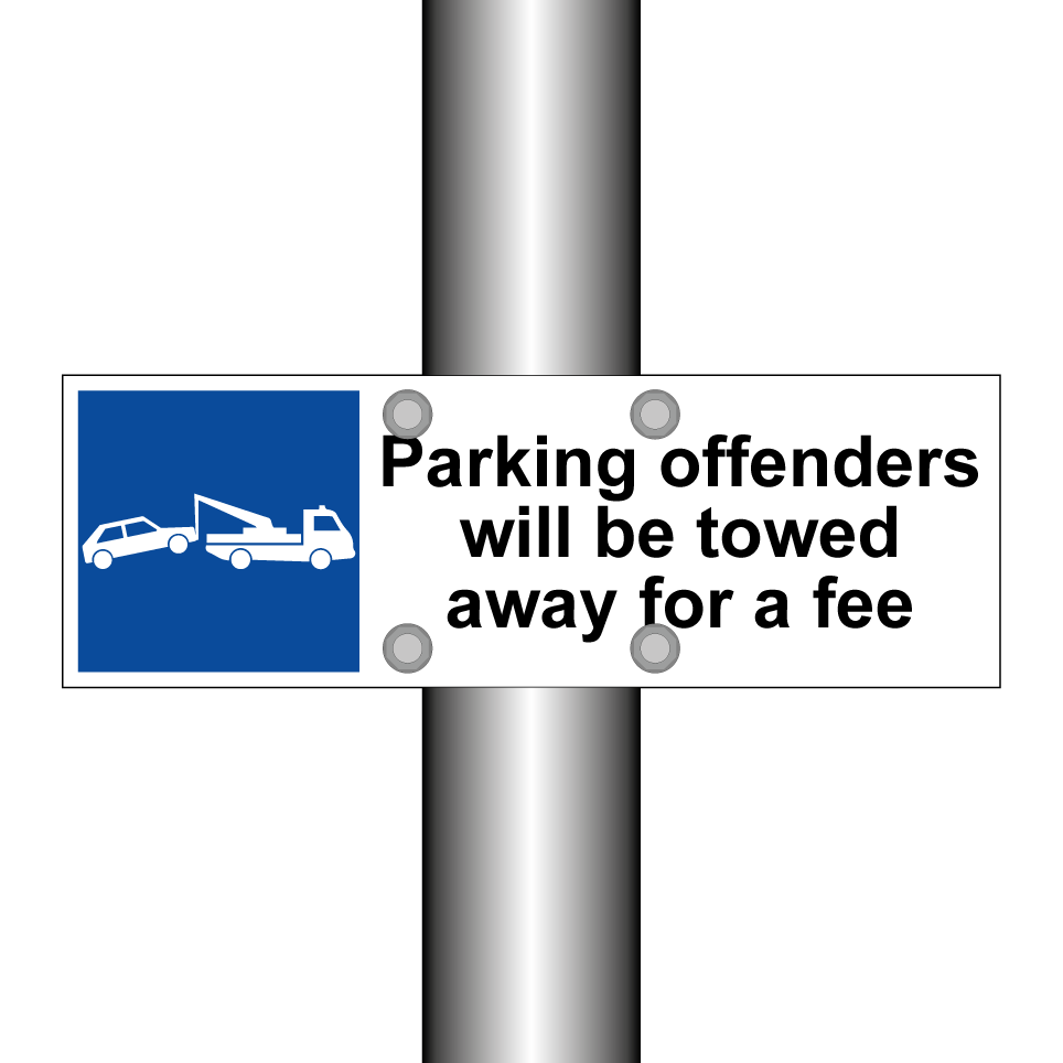 Parking offenders will be towed away for a fee