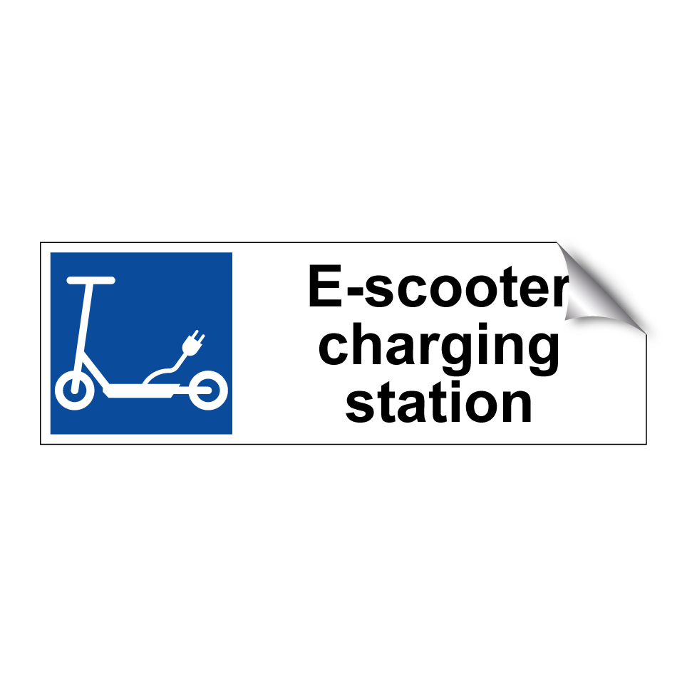E-scooter charging station