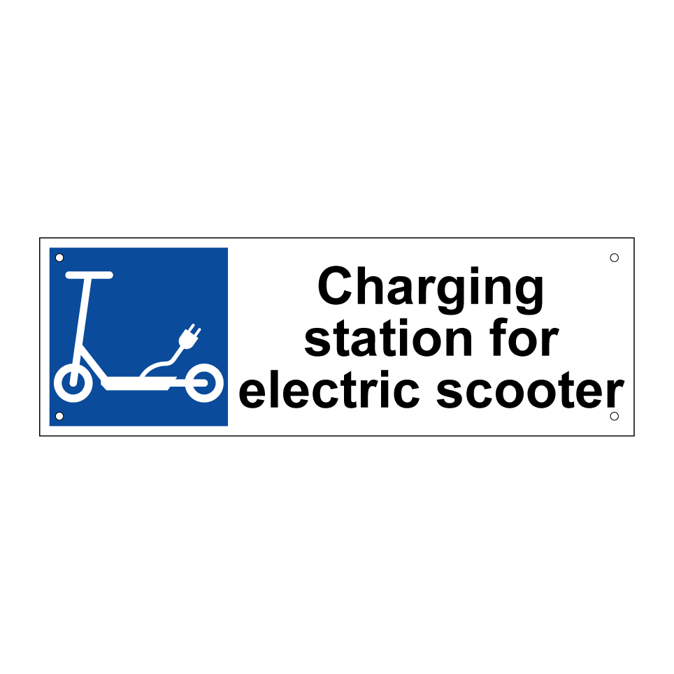 Charging station for electric scooter