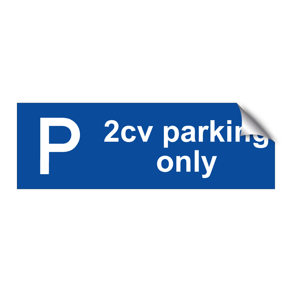 2cv parking only