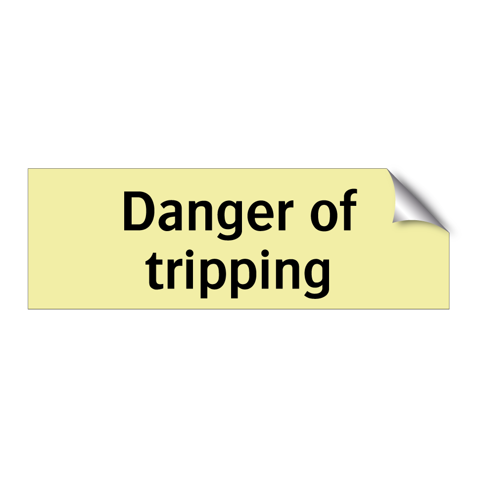 Danger of tripping