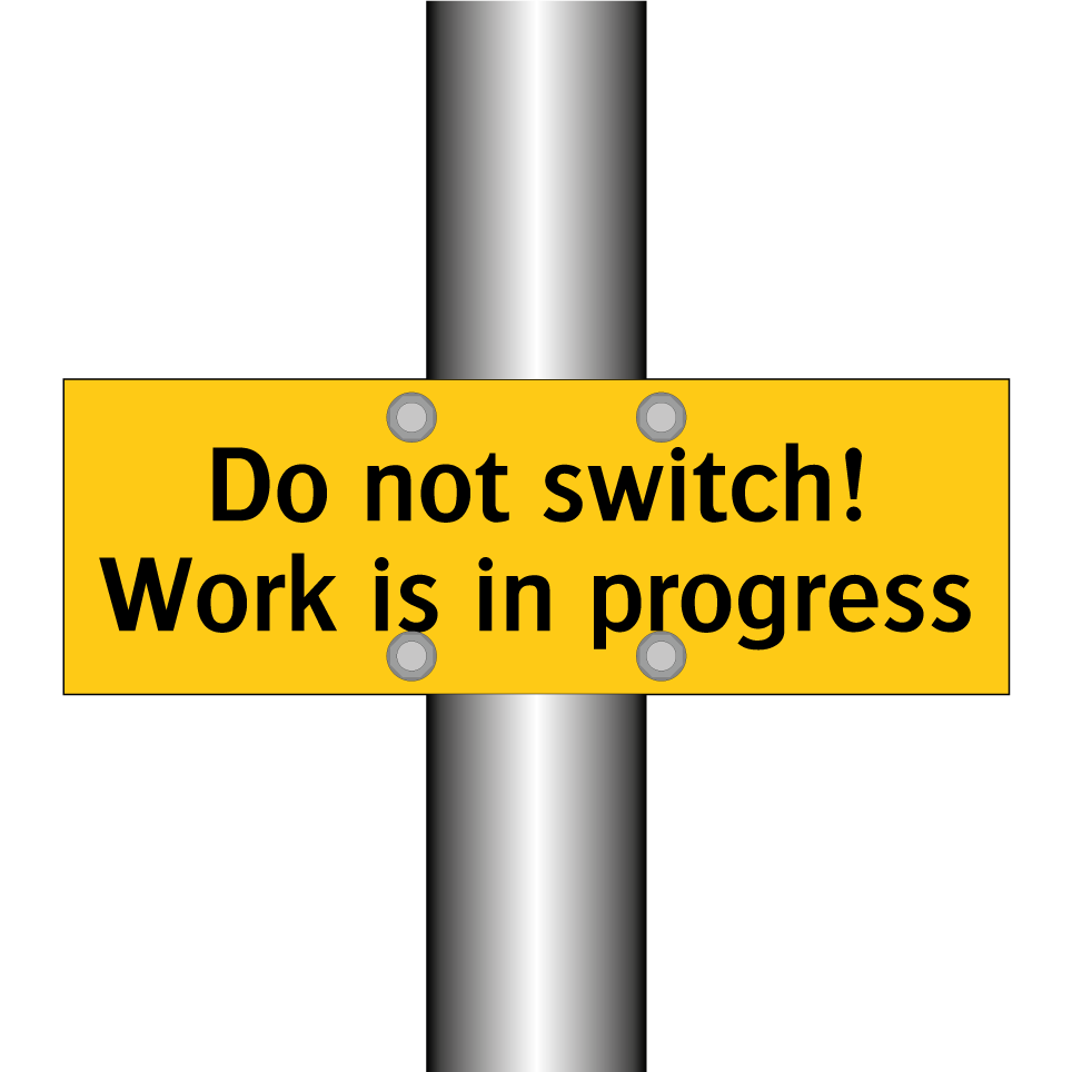 Do not switch! Work is in progress