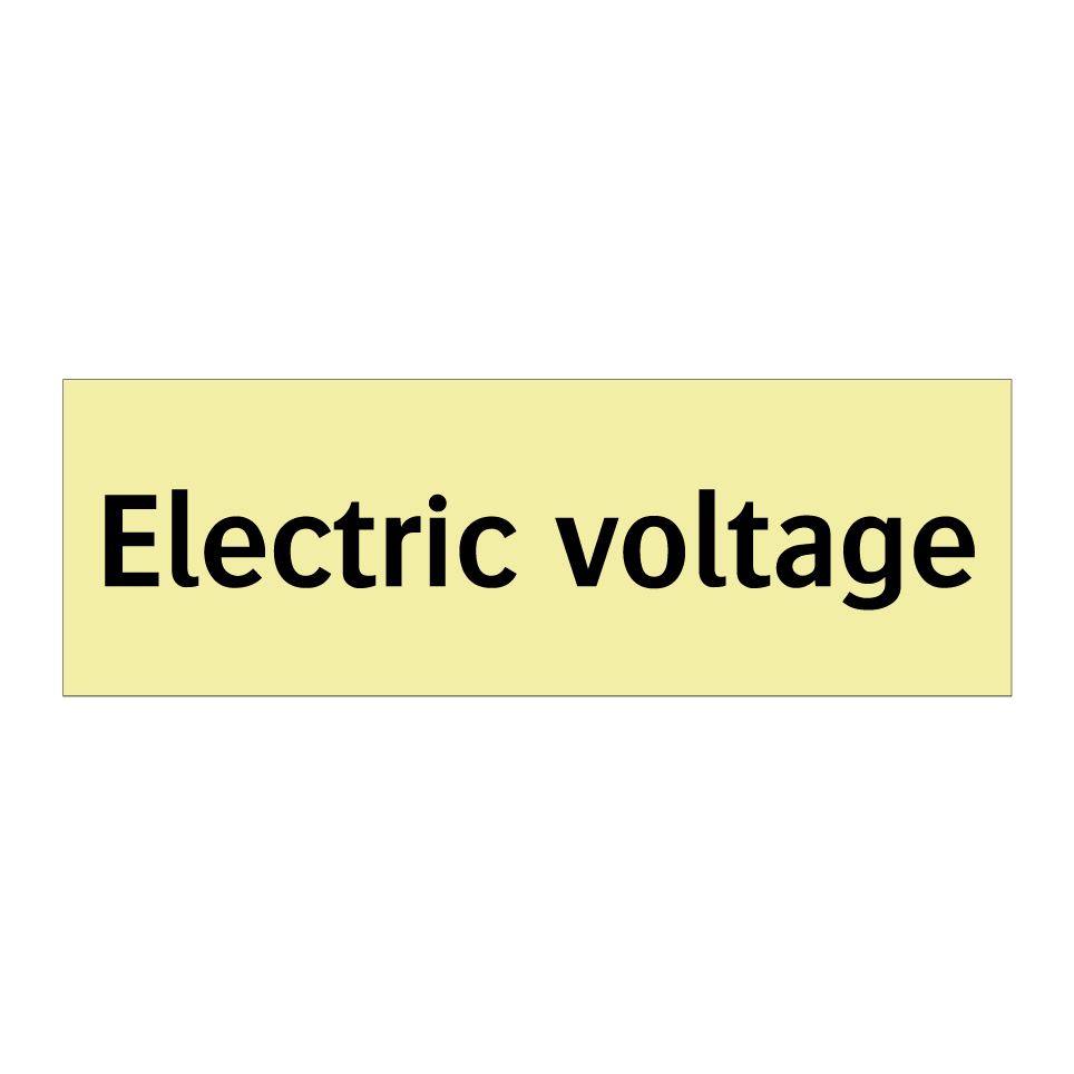Electric voltage