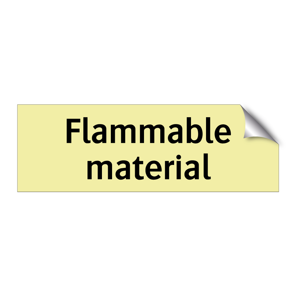 Flammable material