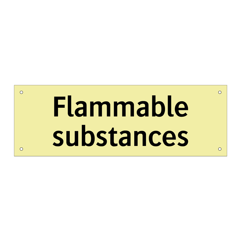 Flammable substances