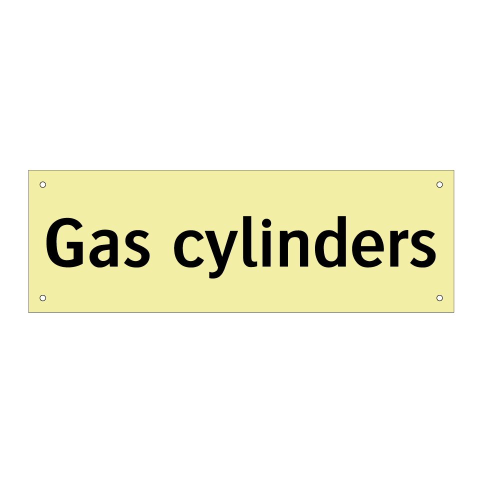 Gas cylinders