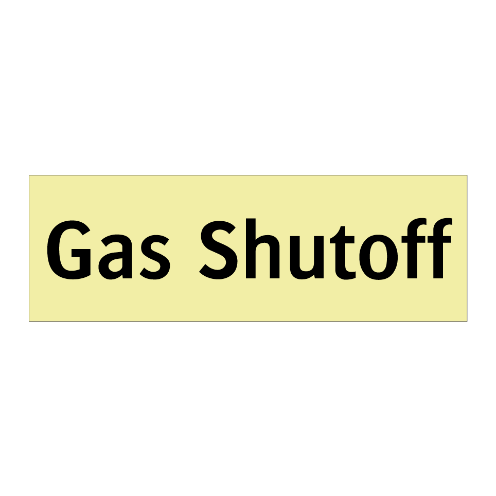 Gas Shutoff