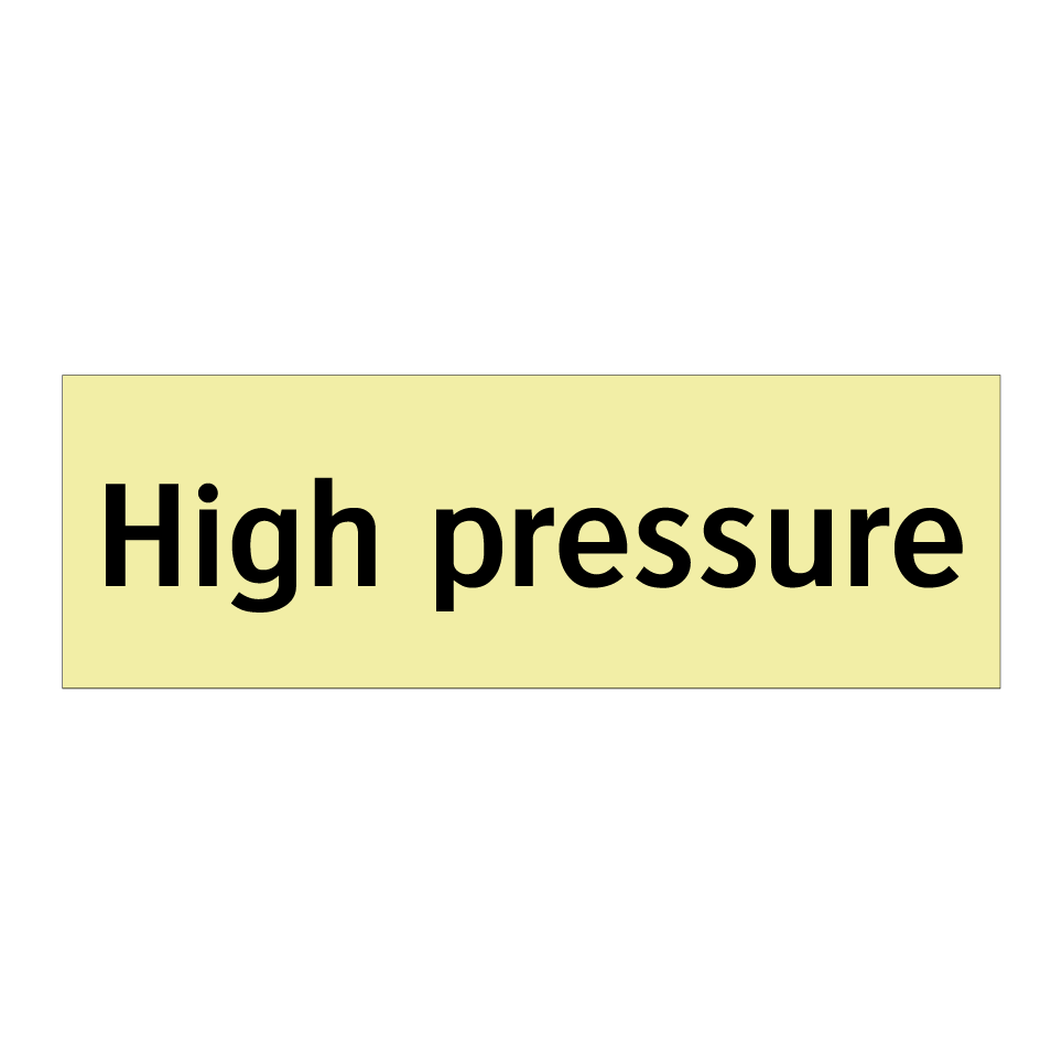 High pressure