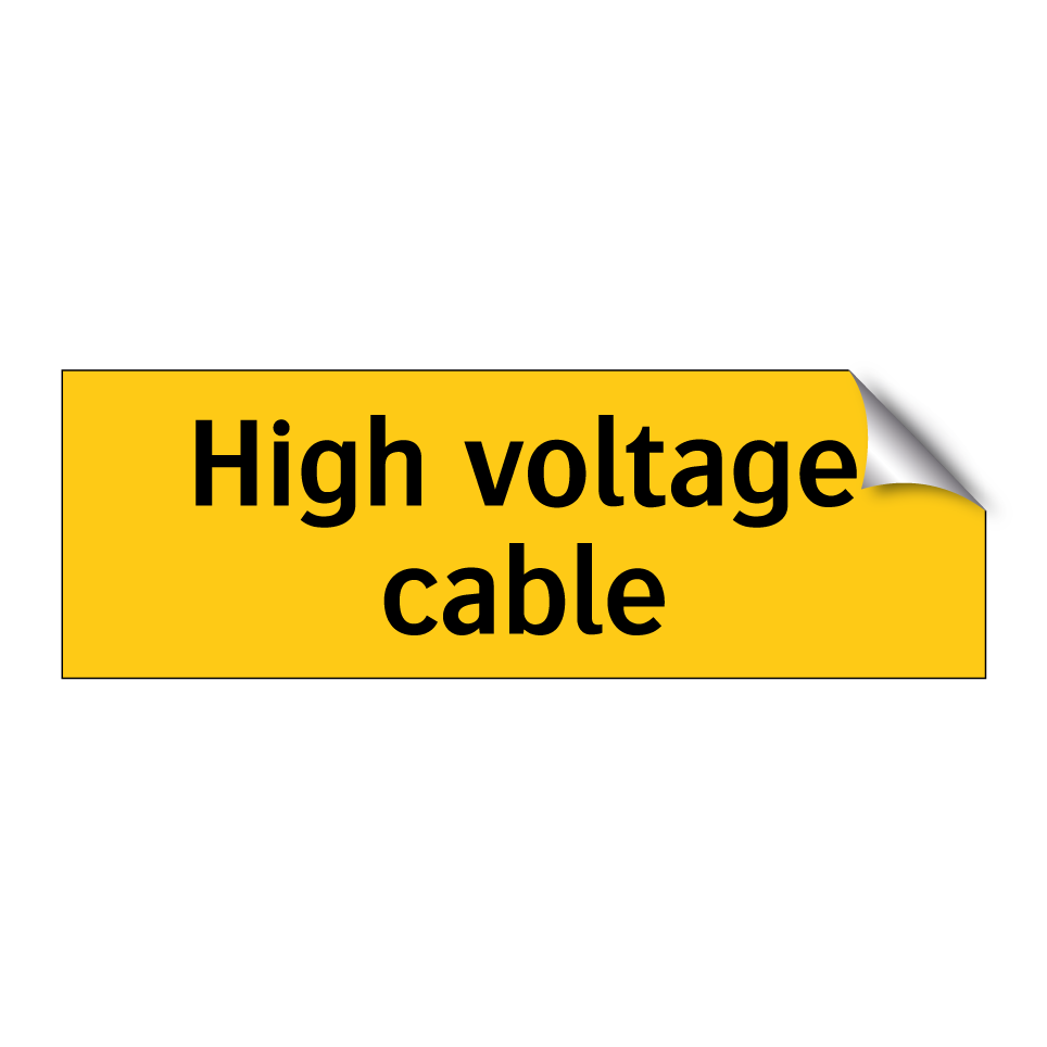 High voltage cable