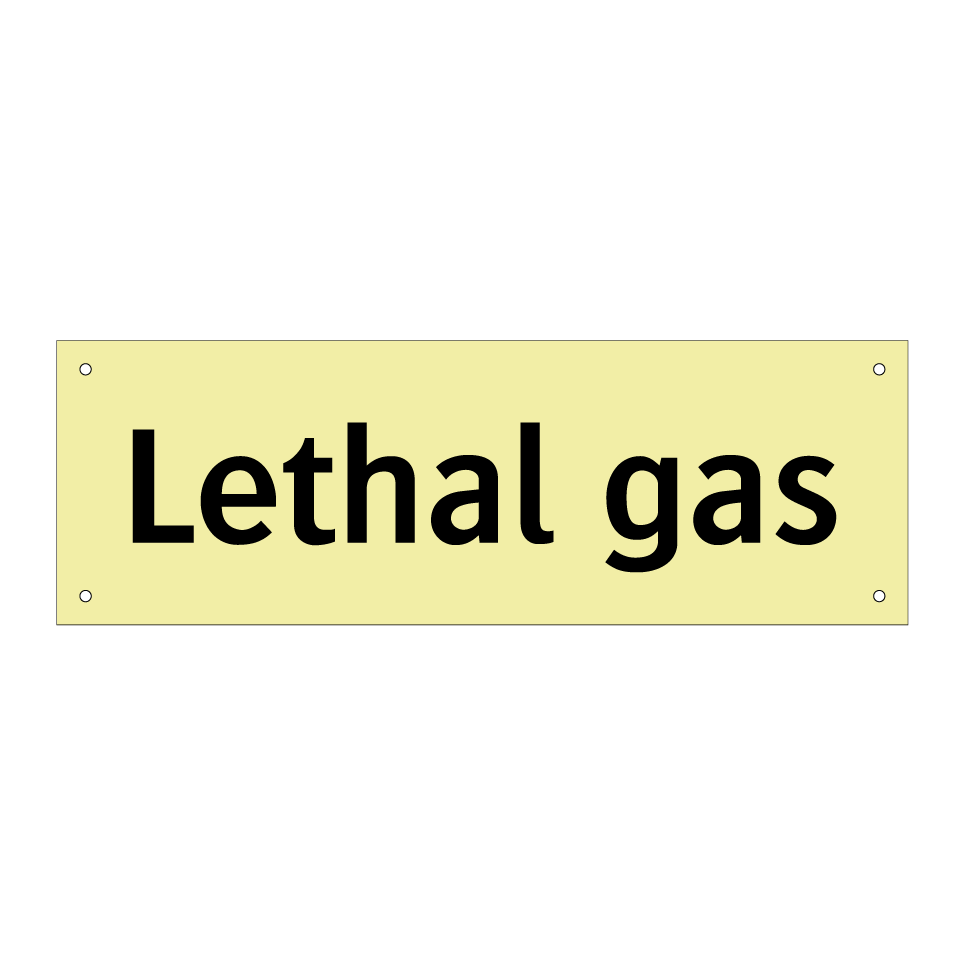 Lethal gas