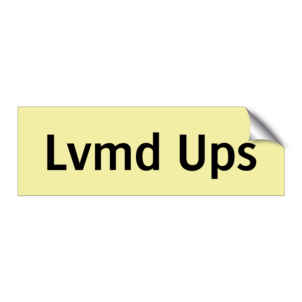 Lvmd Ups