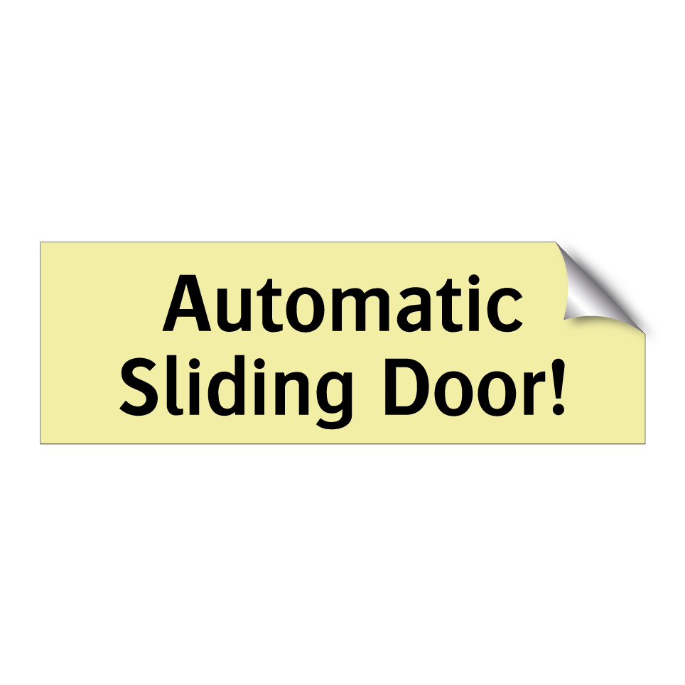 Automatic Sliding Door!