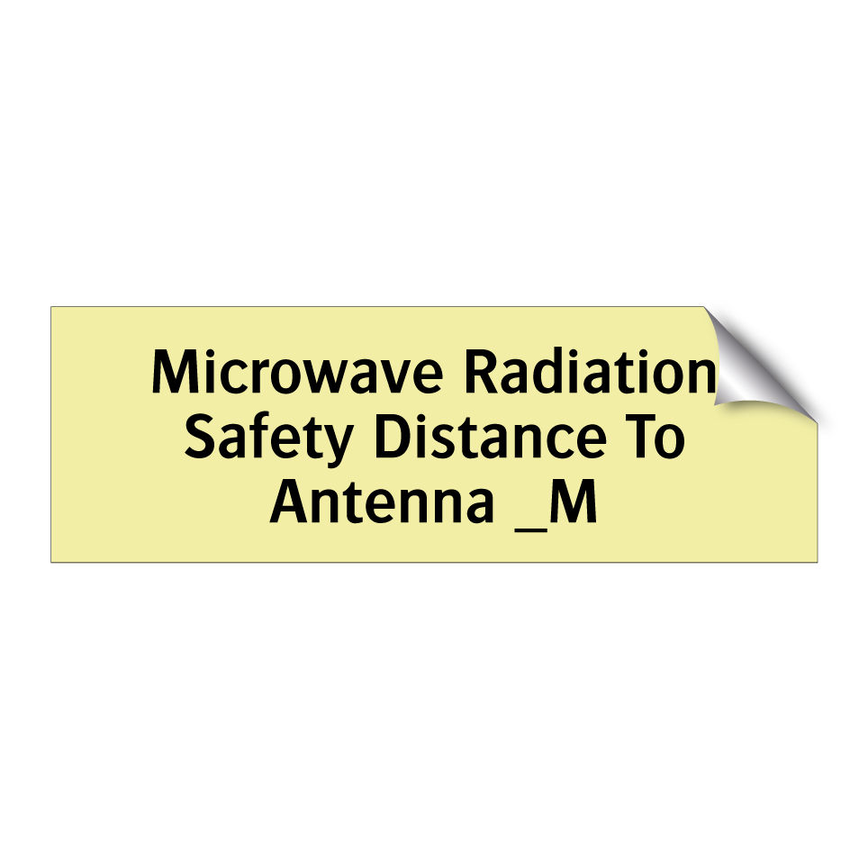 Microwave Radiation Safety Distance To Antenna _M