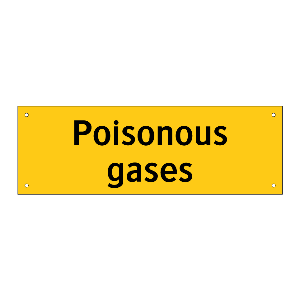 Poisonous gases