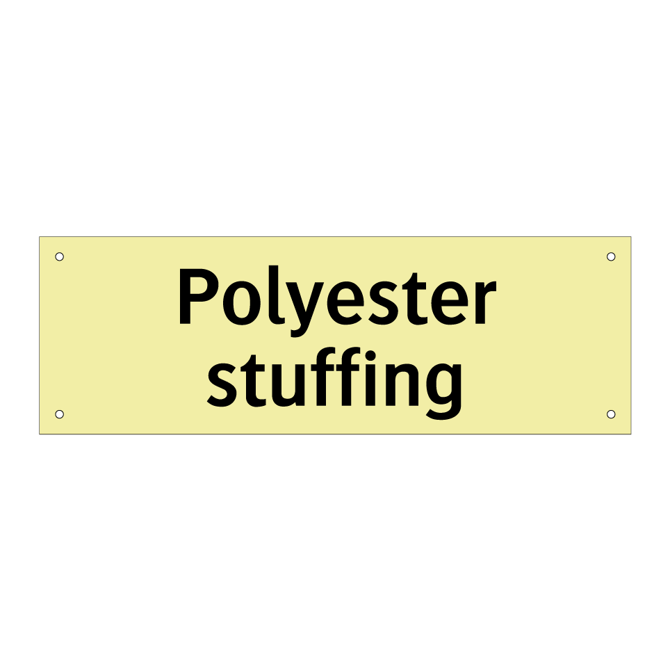 Polyester stuffing