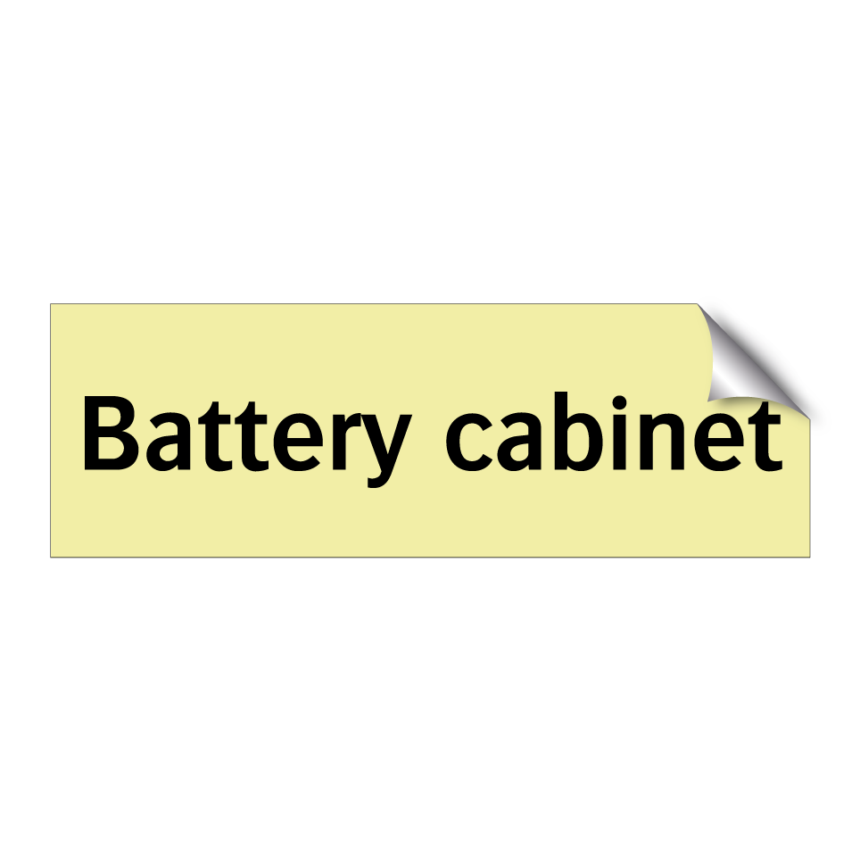 Battery cabinet