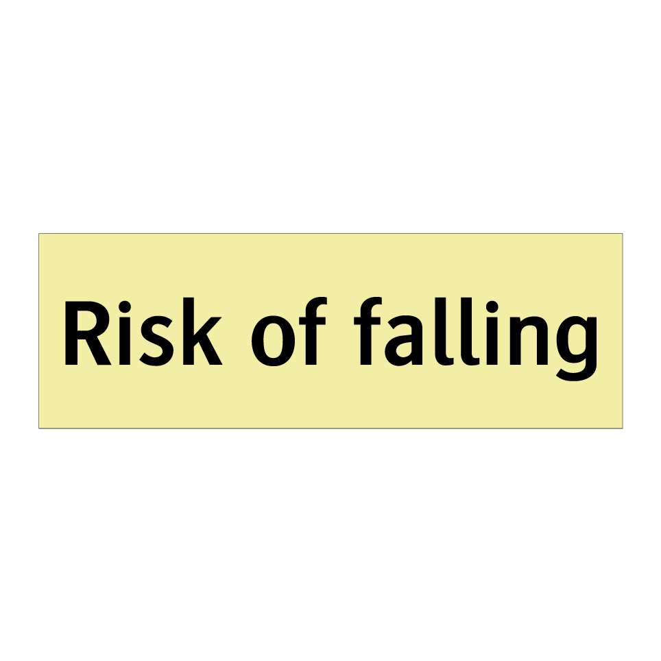 Risk of falling