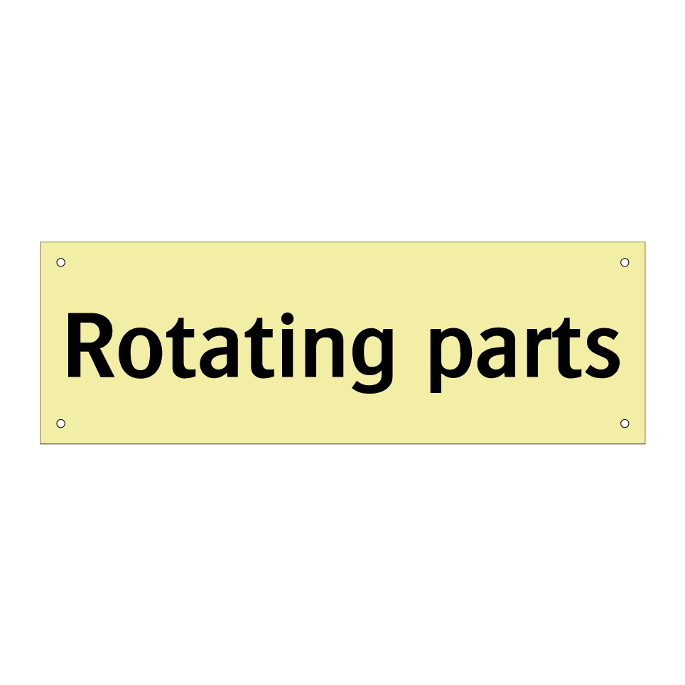 Rotating parts