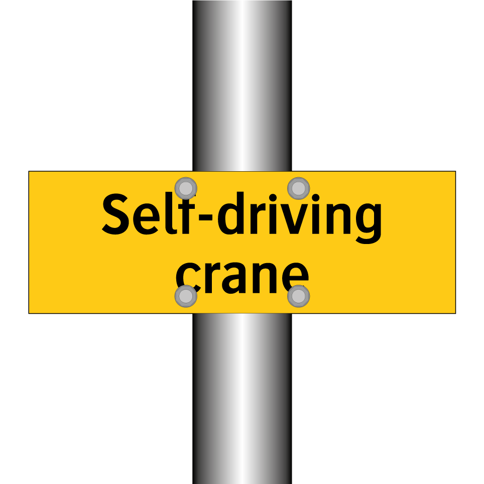Self-driving crane
