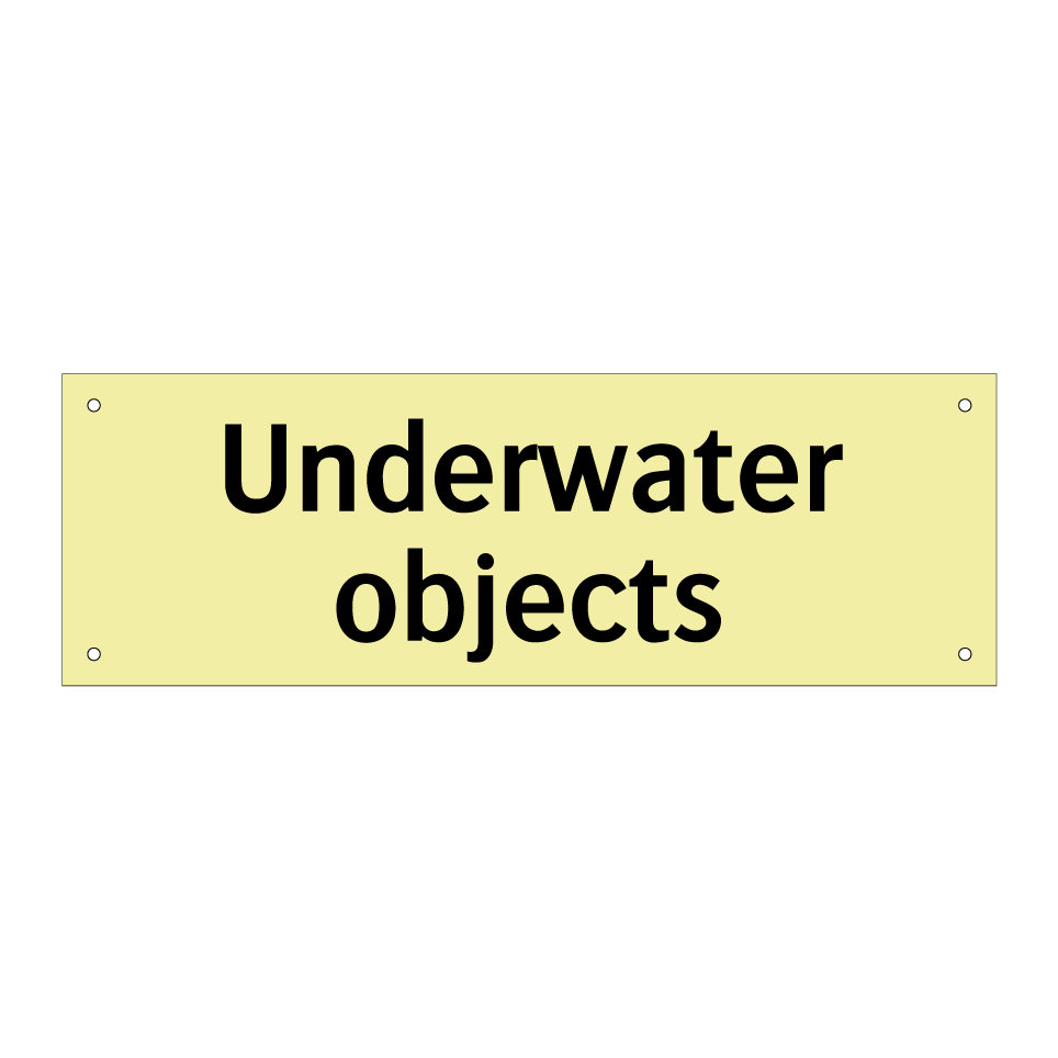 Underwater objects
