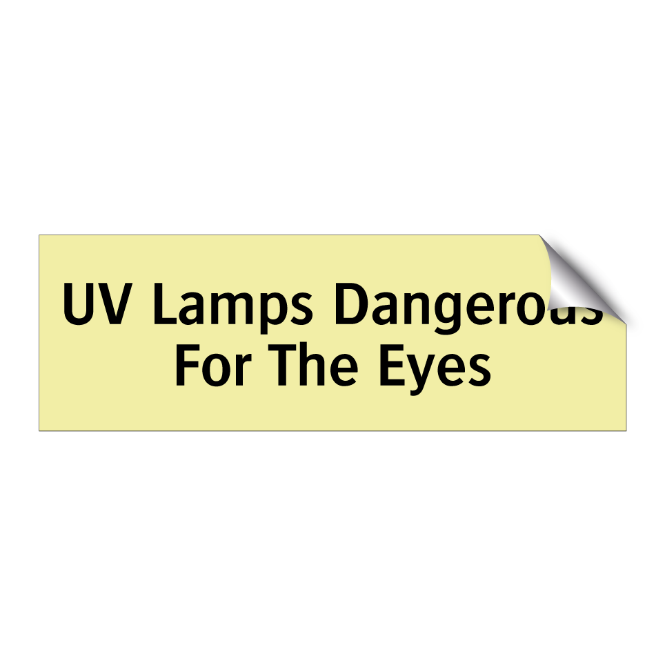 UV Lamps Dangerous For The Eyes