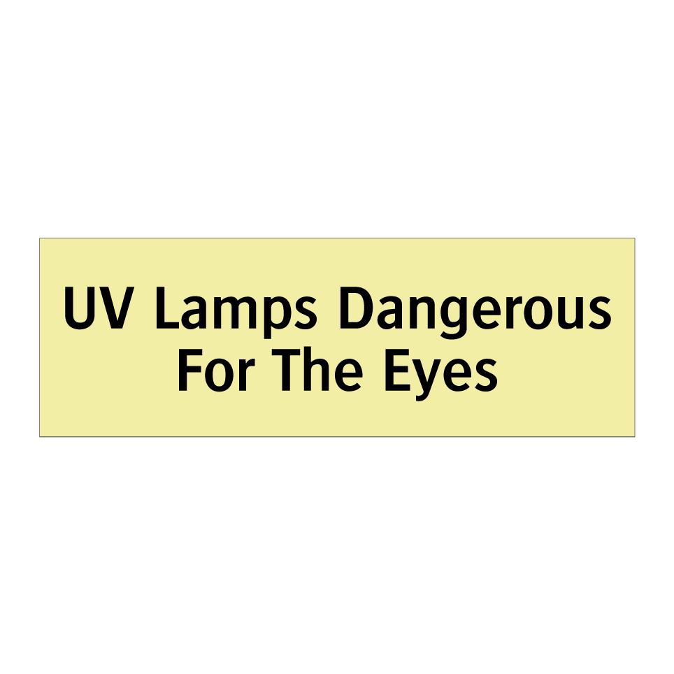 UV Lamps Dangerous For The Eyes