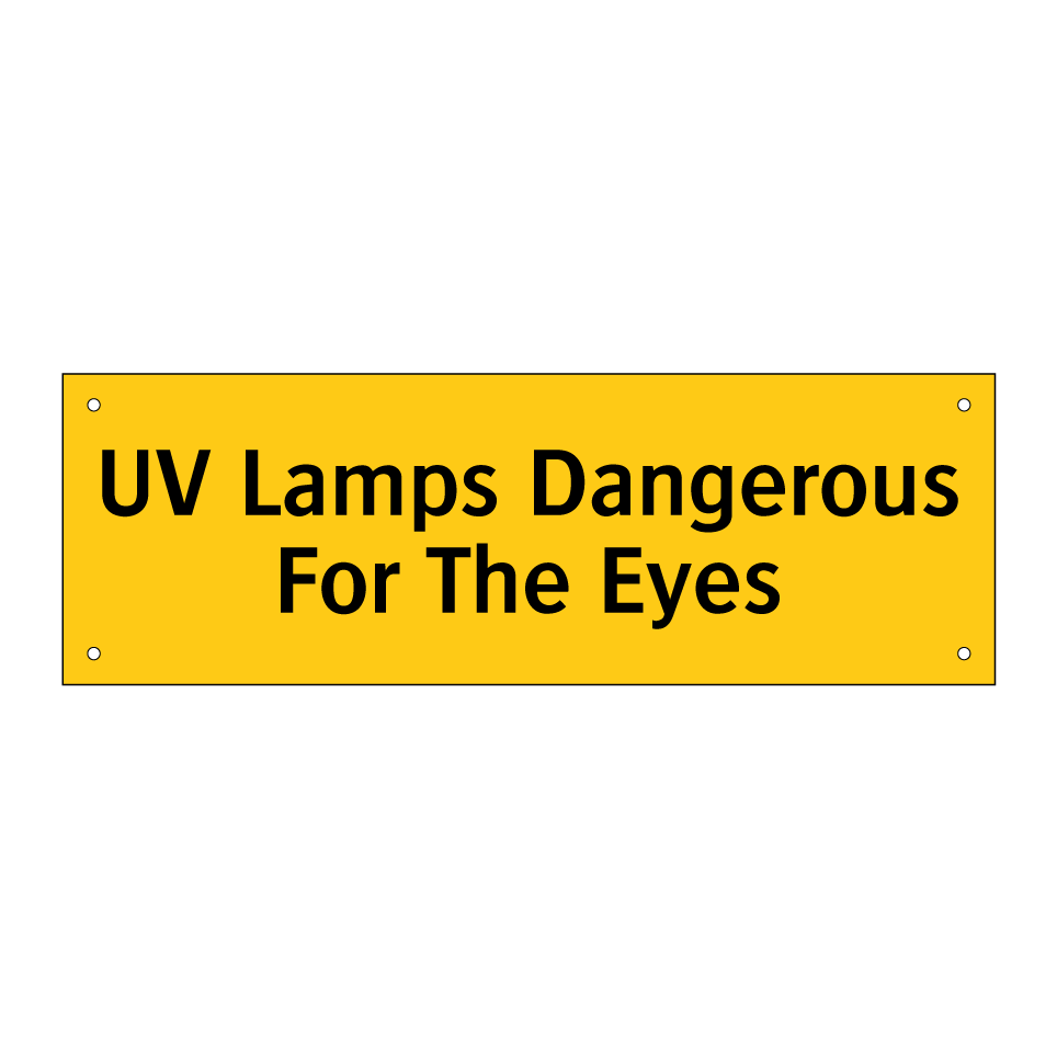 UV Lamps Dangerous For The Eyes