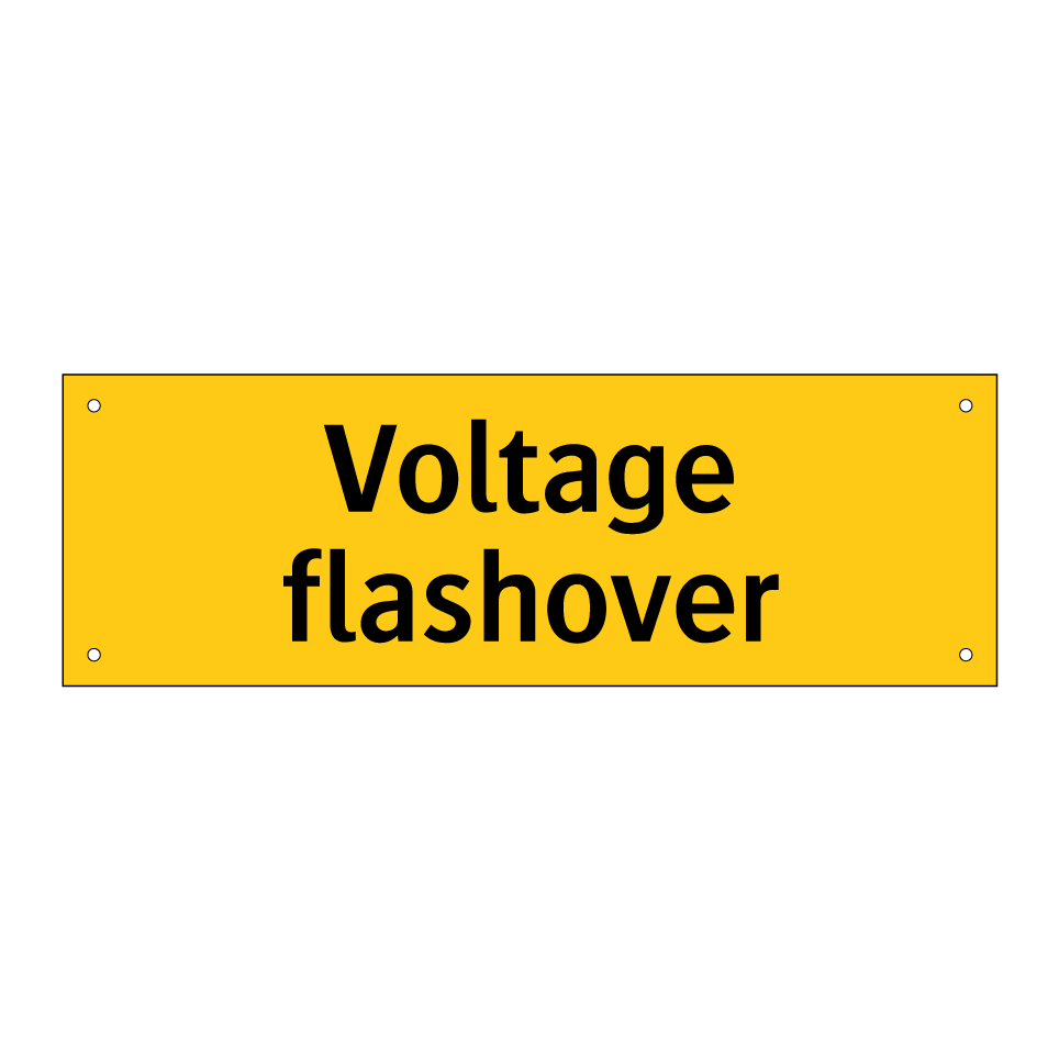 Voltage flashover