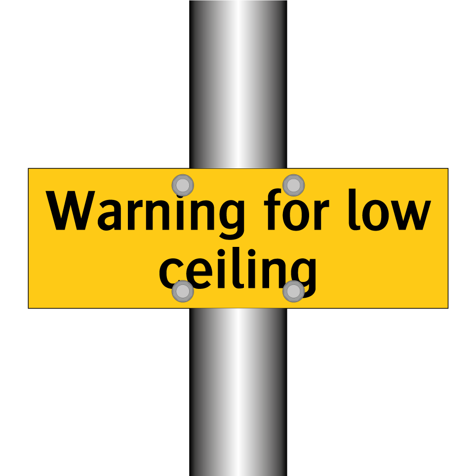 Warning for low ceiling
