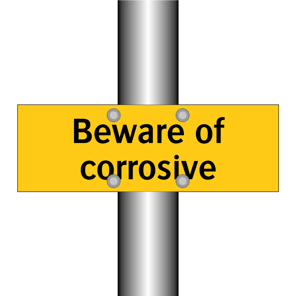 Beware of corrosive