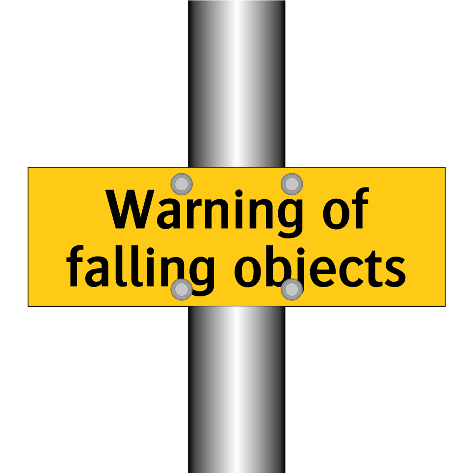 Warning of falling objects