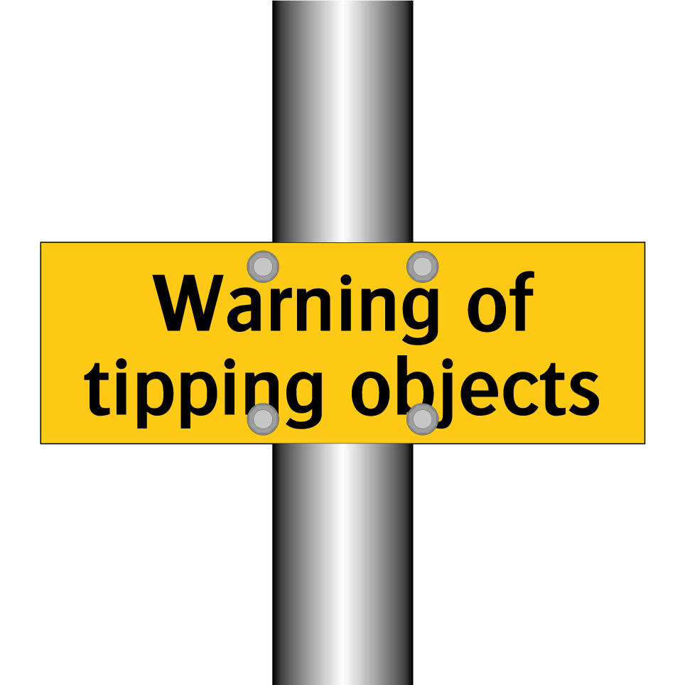 Warning of tipping objects
