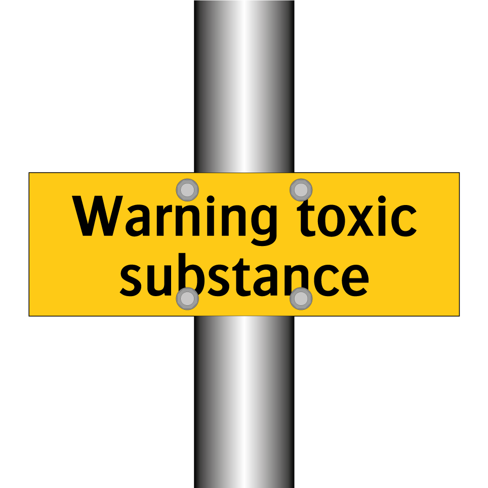 Warning toxic substance