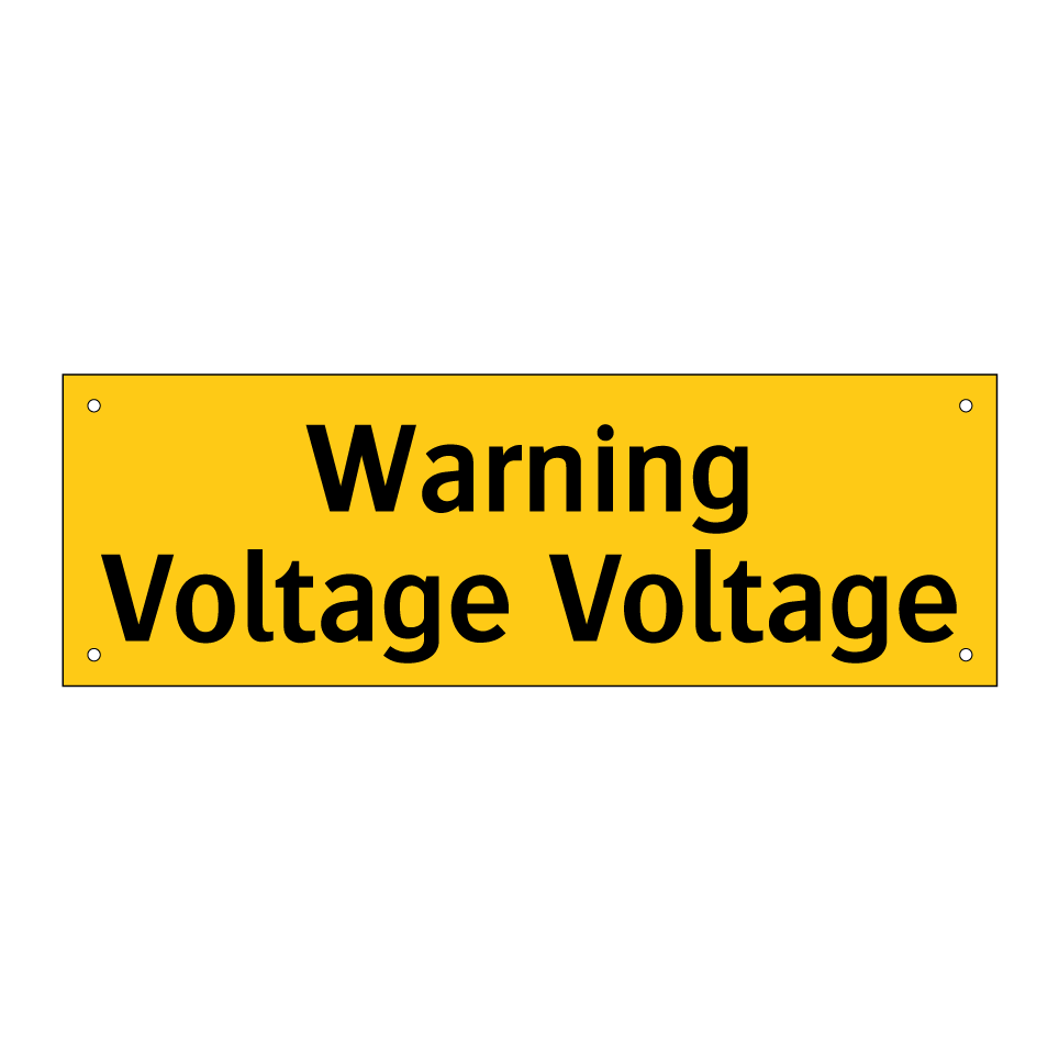 Warning Voltage Voltage