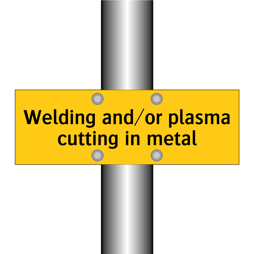 Welding and/or plasma cutting in metal