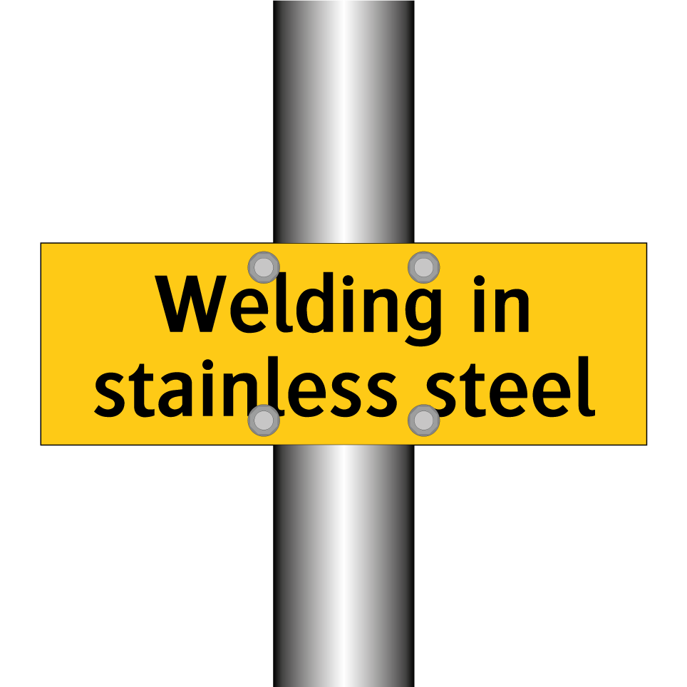 Welding in stainless steel