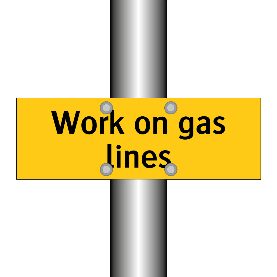 Work on gas lines