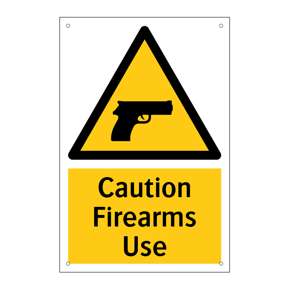Caution Firearms Use