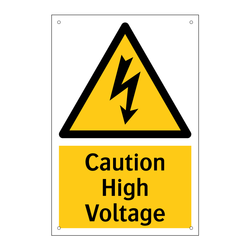 Caution High Voltage