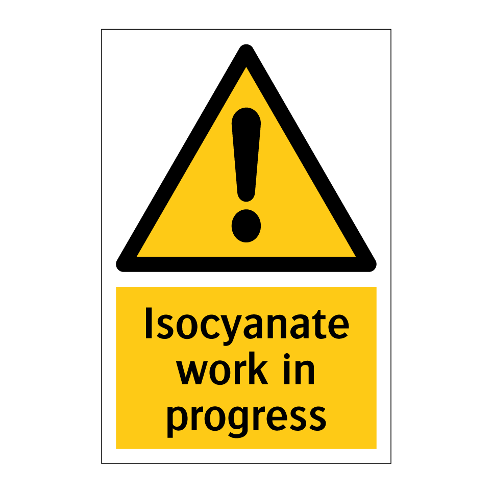 Isocyanate work in progress
