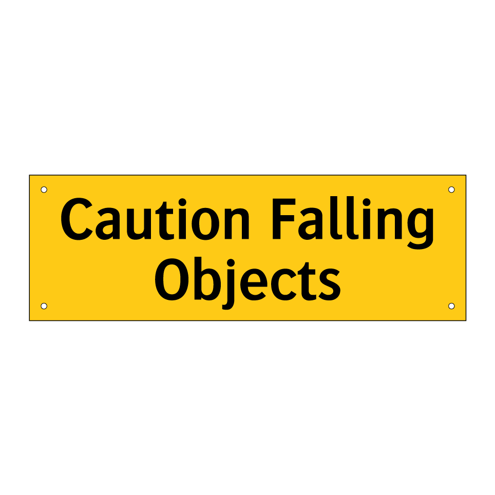 Caution Falling Objects