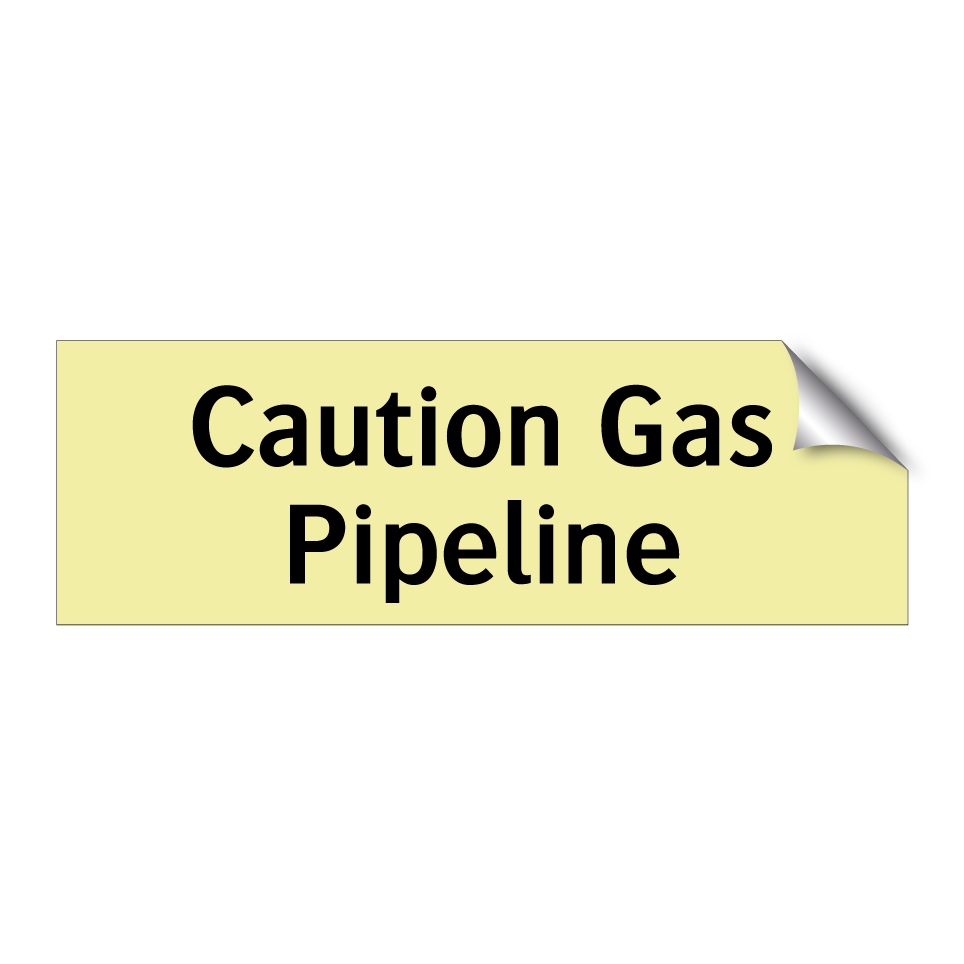 Caution Gas Pipeline