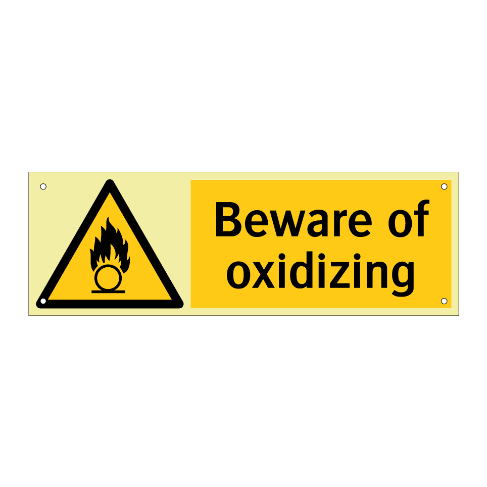 Beware of oxidizing